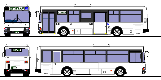 いすゞエルガミオノンステップ路線バス